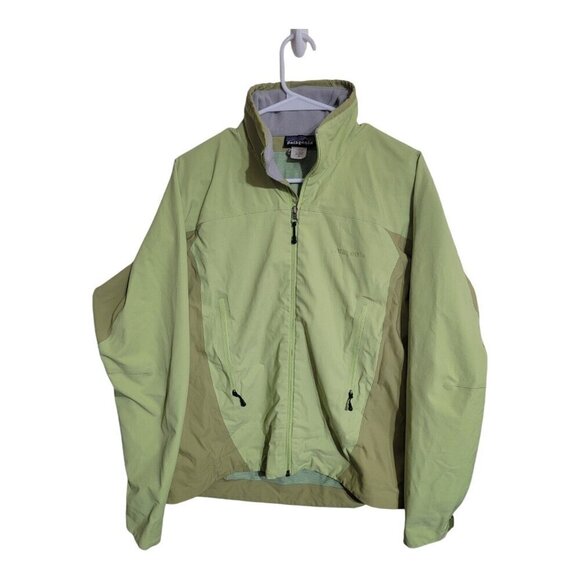 Patagonia Jackets & Blazers - Patagonia Jacket Women M Green Figure 4 Camping Hiking Windbreaker Gorpcore
